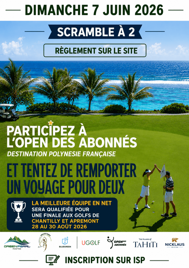 Dimanche 7 juin -OPEN DES ABONNES